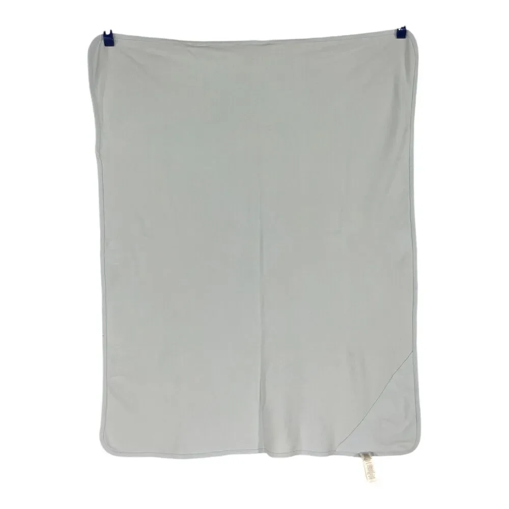 Little Me Blue Dog Baby Blanket House Bone Cotton